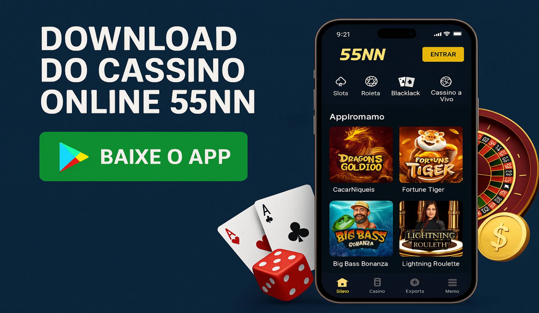 Baixar o JOGOWIN Cassino App