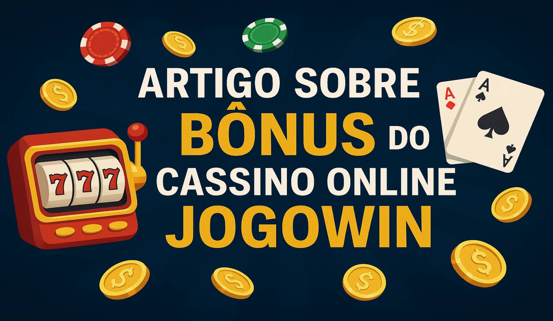 O bônus promocional JOGOWIN é uma ótima maneira de começar sua aventura